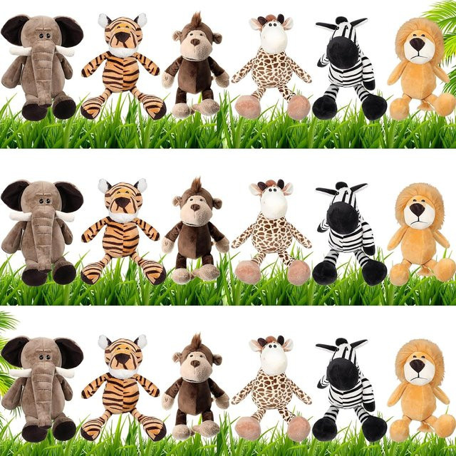 Linyi toy Safari Plüschtier, Dschungeltier, ab 14 Jahren - Bild 1