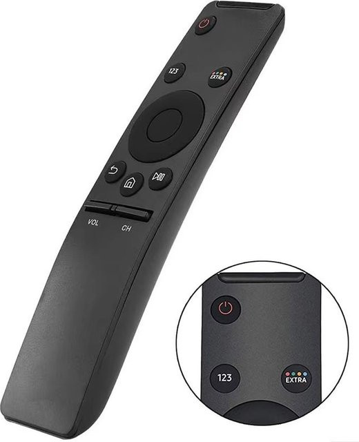 Ersatzfernbedienung für Samsung Smart TV HD 4K in Schwarz, kompatibel mit BN59-1358C, BN59-1358D, BN59-01350, BN59-01363 und BN59-01265A - Bild 1