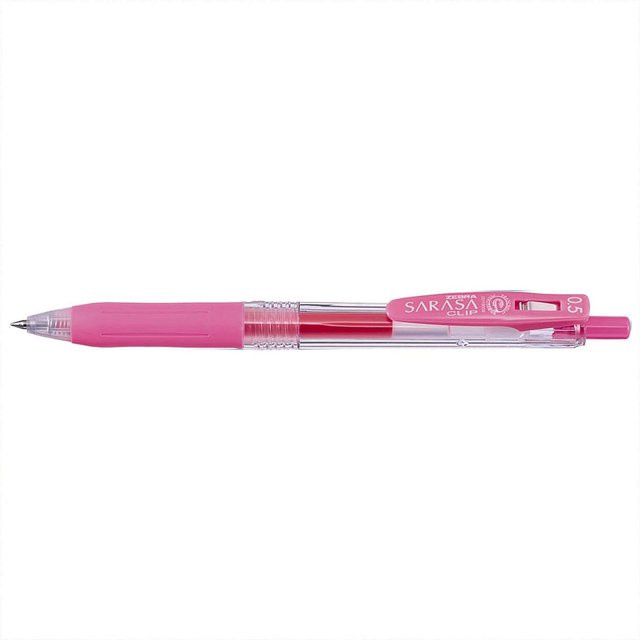 ZEBRA Sarasa Gel-Stift mit Clip, 0,5 mm, Pink - Bild 1
