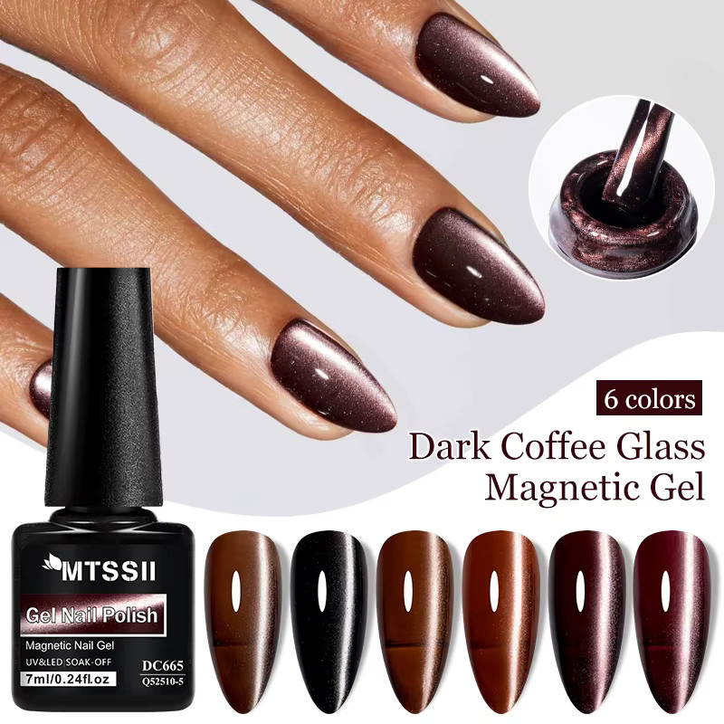 Mtssii Gel Nagellack Set, Glänzend, 7 Stück - Bild 4