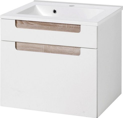 HELD MÖBEL Waschplatz Siena in Weiß, B/T/H: 60 x 47 x 54 cm - Bild 1