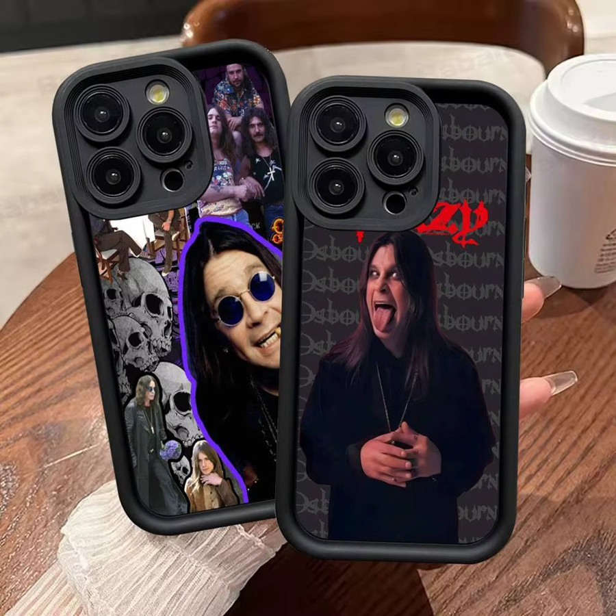 Potdemiel Handyhülle Rock Ozzy Osbourne für iPhone 11 bis 17 Pro Max, Silikon-Rückseite, Multicolour - Bild 2