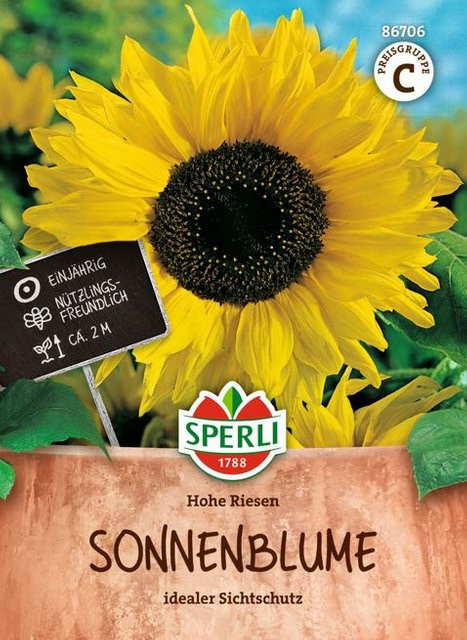 SPERLI Sonnenblumen-Samen Hohe Riesen, gelb - Bild 1