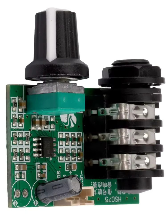 Gaqqee TL072 12V Gitarreninstrument Signalverstärker Hochimpedanz-Vorverstärkerplatine in Grün - Bild 5