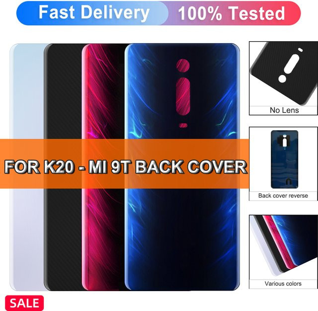 Xiaomi Ersatz-Rückgehäuse für Redmi K20 / MI 9T in Schwarz mit Klebstoff - Bild 1
