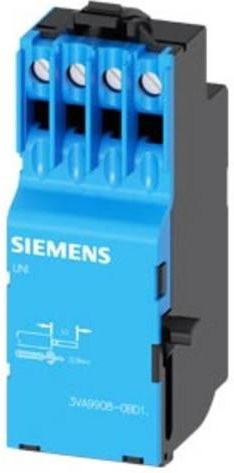 Siemens Auslöser 3VA9908-0BD11 in Blau, B/T/H: 2,57 x 2,88 x 6,51 cm - Bild 1