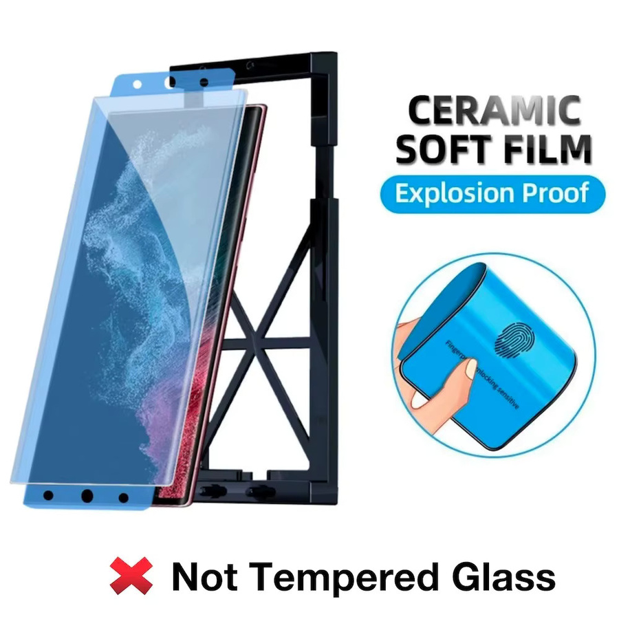 Keramikfolien-Displayschutzfolie für HONOR Magic Serie Pro und Ultra, transparent, inklusive Installations-Kit - Bild 5