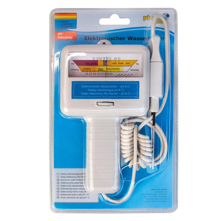 Planet Pool Digitaler Wassertester für pH-Wert und Chlor in Weiß - Bild 2