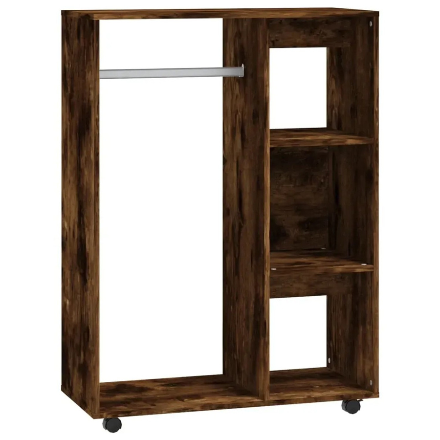 vidaXL Kleiderschrank Räuchereiche Braun B: 80 cm, T: 40 cm, H: 110 cm - Bild 2