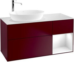 V&B Waschtischunterschrank Finion in Weiß, B/T/H: 120 x 50,1 x 50,1 cm - Bild 1
