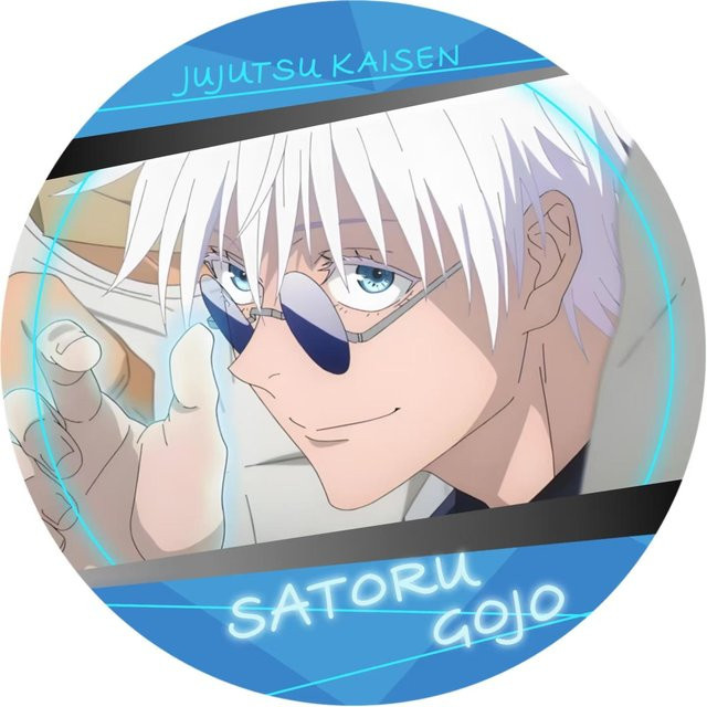 CHIC STUDIO Brosche Anime Jujutsu Kaisen Gojo Satoru, Weiß, Unisex - Bild 1