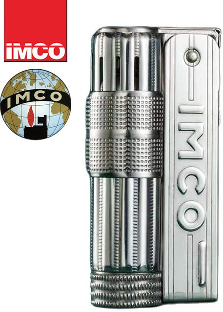 IMCO Original Edelstahl Benzin Feuerzeug Triplex in Silber - Bild 1