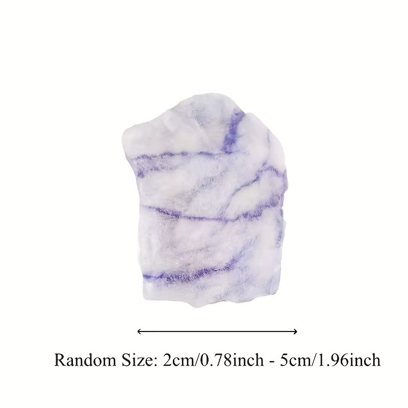 Natürlicher Dumortierit Rohstein mit blauen Linien von CrystalHola zur Dekoration und für Kristallsammlungen, Blau - Bild 2