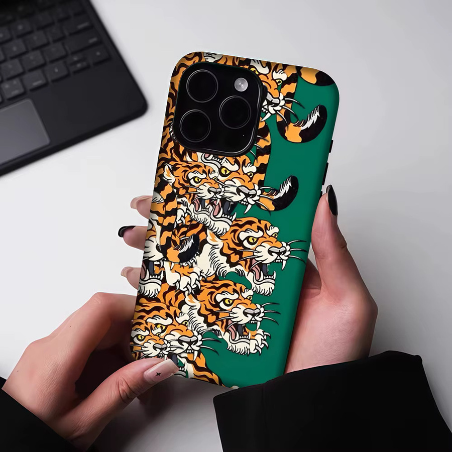 Tiger Horde Magnetische Handyhülle für iPhone 17 16 15 14 13 Pro Max Plus in Multicolour, Robuste Einzel- und Doppelschicht-Schutzhülle - Bild 5