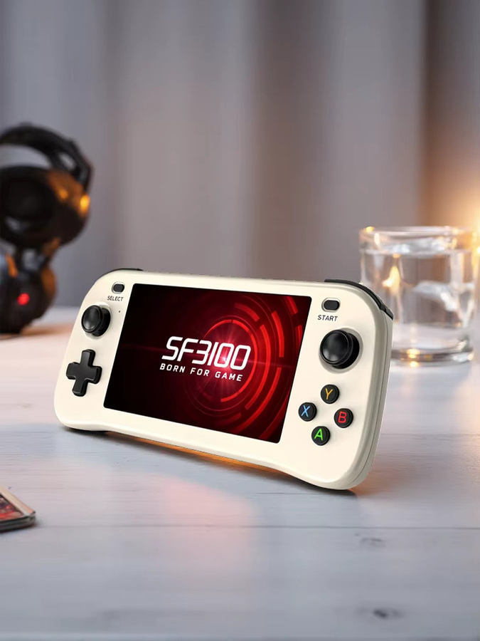 ZUIDID SF3100 Retro Handheld-Videospielkonsole mit Linux-System, 4,5 Zoll IPS-Bildschirm, 64GB Speicher, Rot - Bild 5