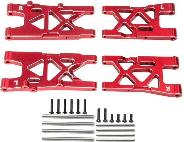 Wonder Rc Aluminium-Front- und Hinterradaufhängungsarme, 1:8, Blau, Rot, Metall, Zubehör - Bild 1