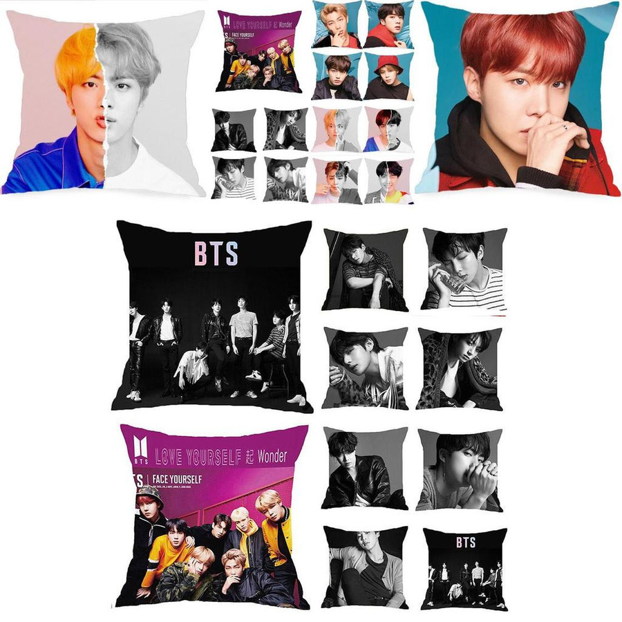 Bangtan Boys BTS Face Yourself Kissenbezug Pink Pfirsichhaut-Material - Bild 6
