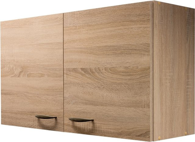 Flex-Well Classic Küchen-Oberschrank Oslo Sonoma Eiche, Breite: 100 cm - Bild 1