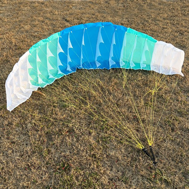 YUENHOANG Baldachin Buntes Fallschirm Tuch, 1-teiliges Set, 2,1 Meter Spannweite - Bild 1