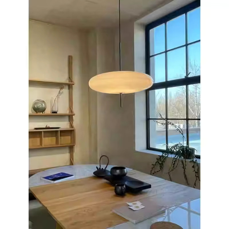 Astep Pendelleuchte aus Glas im Retro-Design für Schlafzimmer und Restaurants, weiß oder schwarz - Bild 2