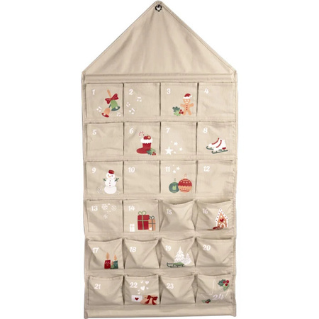 tonies Adventskalender zum Selbstbefüllen aus Holz und Baumwolle für Kinder