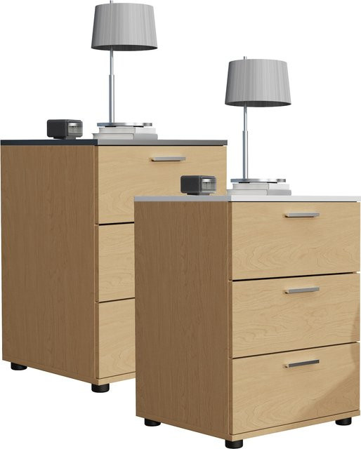 VCM Nachtschrank Beistelltisch für dein Schlafzimmer, H x B x T: 59 x 46 x 42 cm - Bild 1