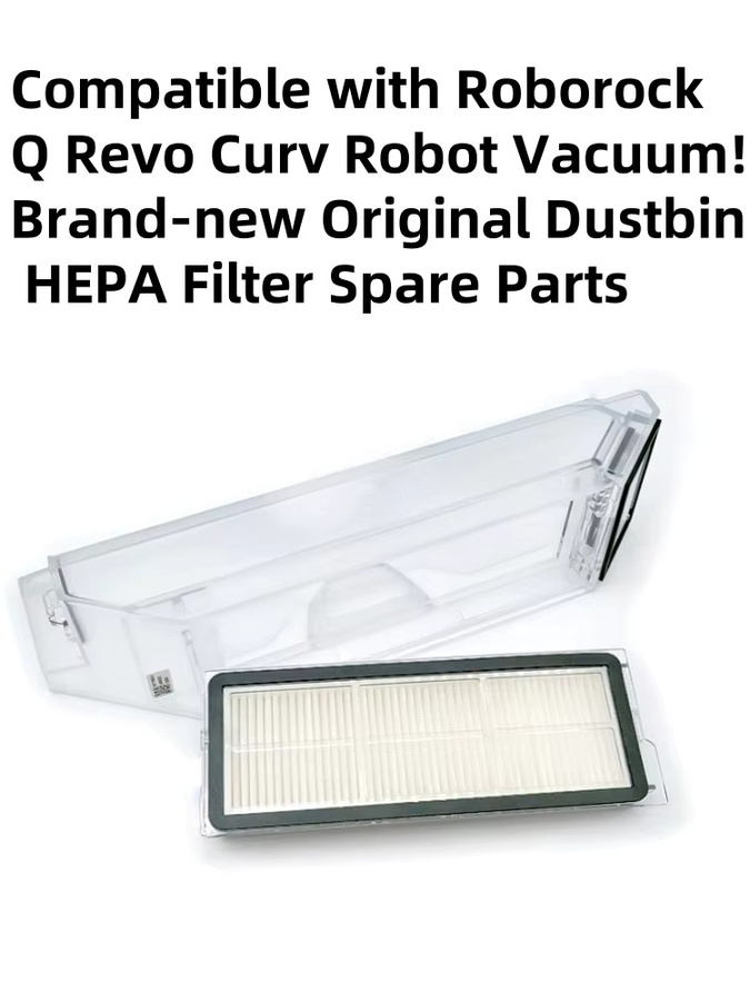 Originaler Roborock HEPA-Filter für den Mülleimer des Q Revo Curv in Transparent - Bild 2