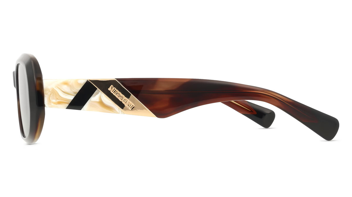 Missoni MIS 0220/S Sonnenbrille, Vollrand, Oval, Metall, Herren, braun, grau - Bild 1