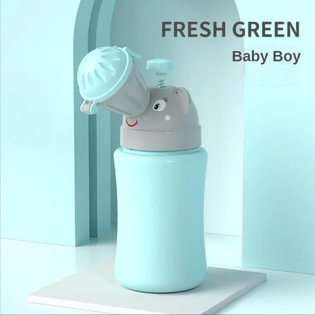 Yiran Tragbares Baby Urinal für Jungen und Mädchen, Auslaufsicheres Outdoor Töpfchen für unterwegs, 500 ml - Bild 1