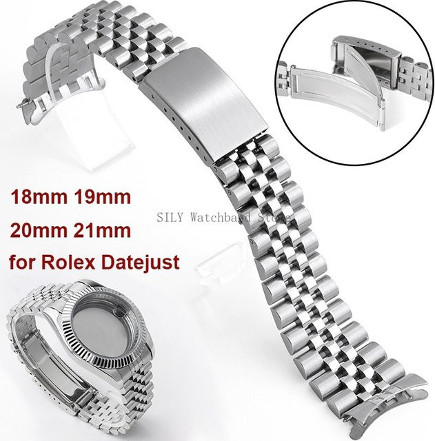 asukaband Uhrenarmband Edelstahl, Silber, Unisex - Bild 1