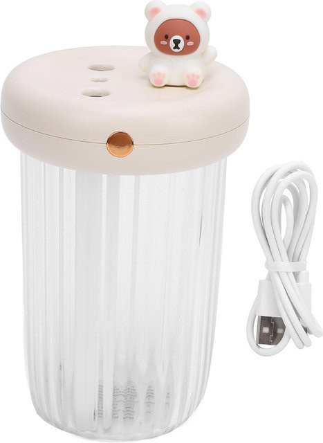 Mini USB Desktop Luftbefeuchter von OutsideWorld mit doppeltem Sprühnebel und 240 ml Tankkapazität in Weiß - Bild 1