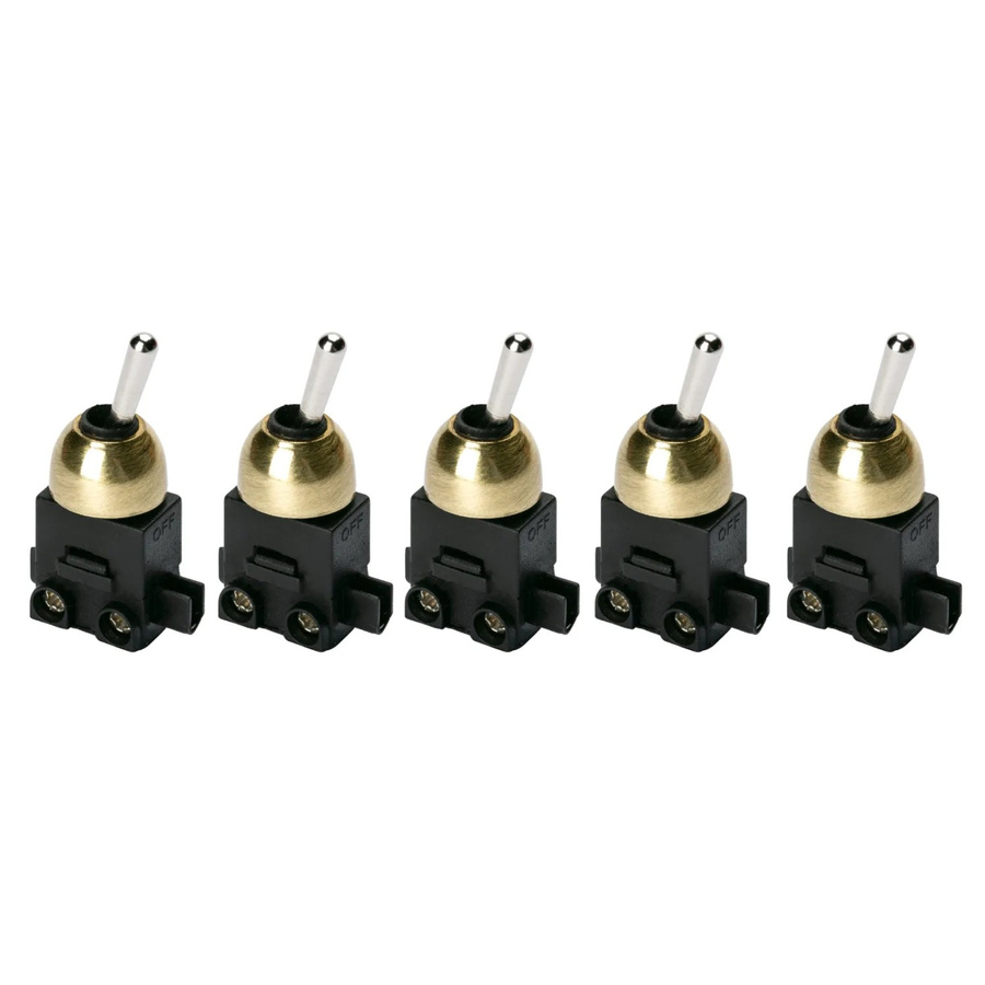 Orion Lightstyle Einbau-Kippschalter in Gold, 5er Set - Bild 2