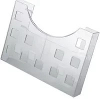 helit Prospekthalter The Grid A5 transparent B: 23,9 cm, H: 16,8 cm, T: 4,7 cm - Bild 1