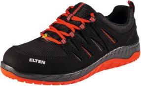 Elten Sicherheitshalbschuh Maddox W Low ESD S3 in Schwarz-Rot, Größe 40 - Bild 3