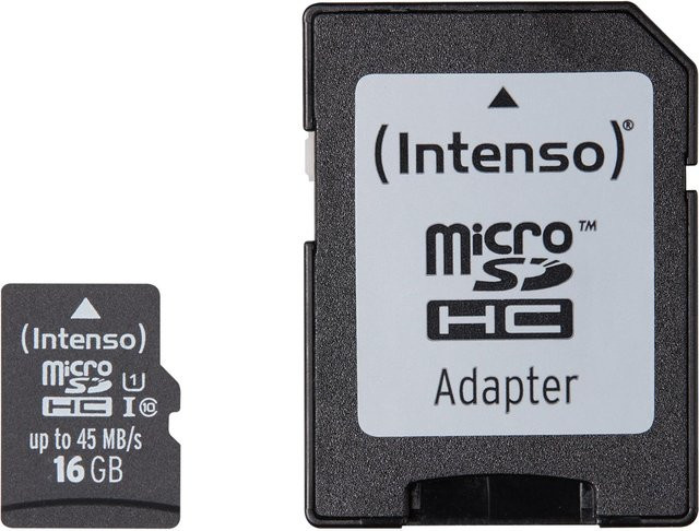 Intenso Premium microSDHC Speicherkarte 16 GB Class 10 UHS-I in Schwarz - Bild 2