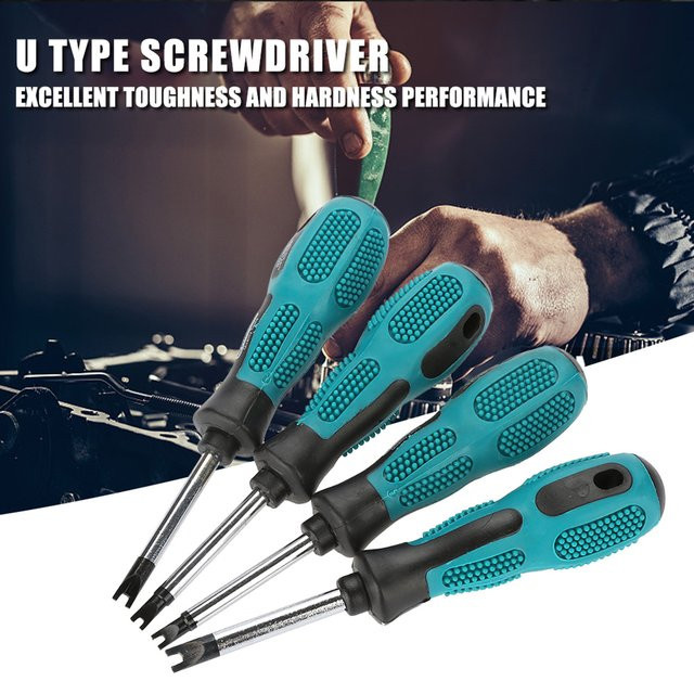 WALFRONT Magnetischer U-Gabel-Schraubendreher aus CRV, Multifunktionales Handwerkzeug-Set - Bild 1