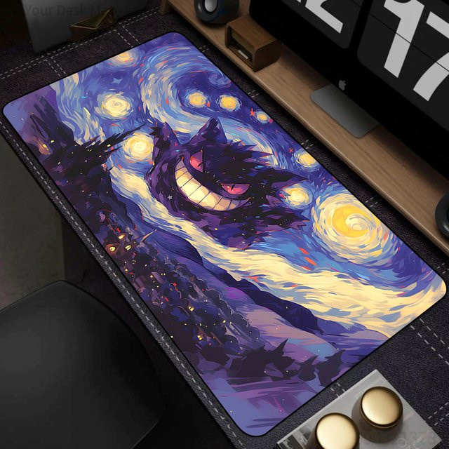 Potdemiel Gaming-Tastaturunterlage XXL mit Anime-Design Schwarz Multicolour - Bild 1