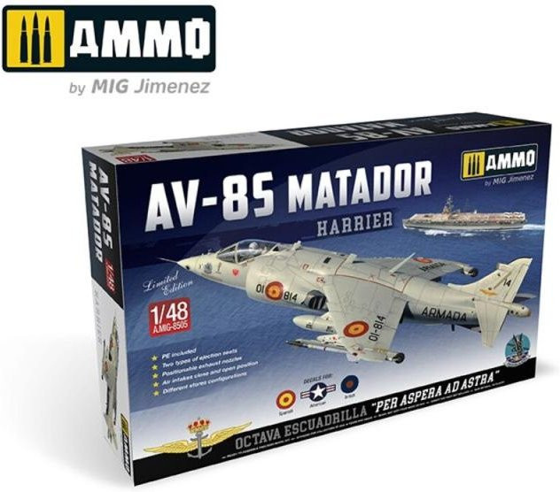 AMMO by MIG Jimenez Harrier AV-8S Matador, Modellfahrzeug, 1:48 - Bild 1