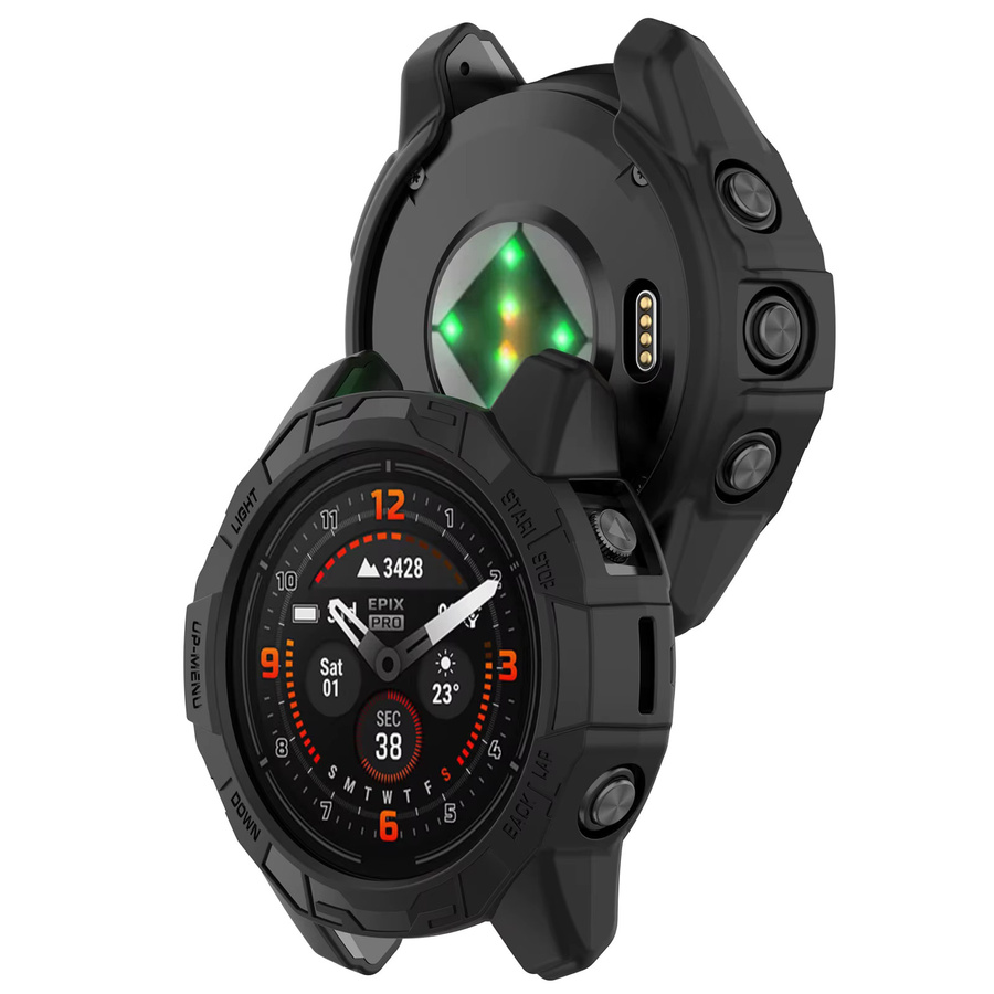 Garmin Schutzhülle Silikon, Schwarz, Fenix 7X Pro, Epix Pro Gen2 - Bild 2