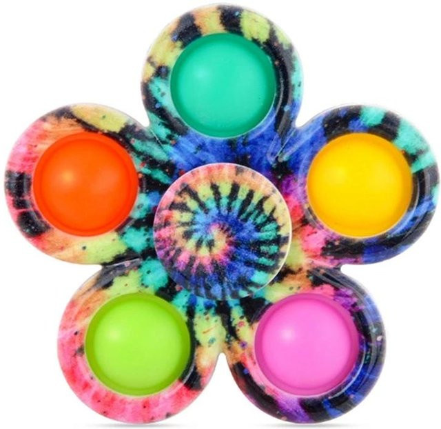 Kidsly Batik-Zappelspinner, Finger-Push-Bubble-Handspinner - Bild 1