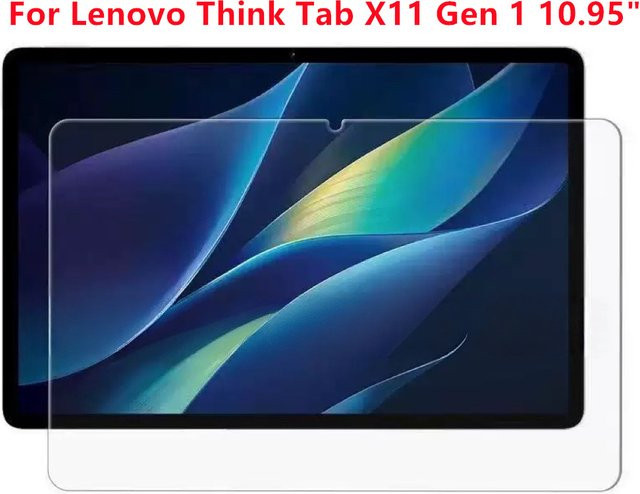 Displayschutzfolie aus gehärtetem Glas für Lenovo Tab P11, M11, Plus, Pro, X11 und ThinkPad X11 in Transparent - Bild 1