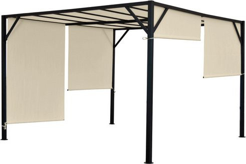 MVG Ersatzbezug MVG-HA016 für Pergola Baia 3 x 3 m, Farbe: Weiss, Breite: 272 cm, Höhe: 496 cm - Bild 1