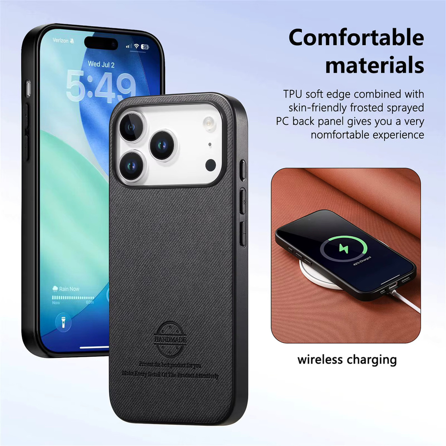 Stoßfeste und ultradünne Schutzhülle für dein Apple iPhone in den Farben Beige und Schwarz - Bild 4
