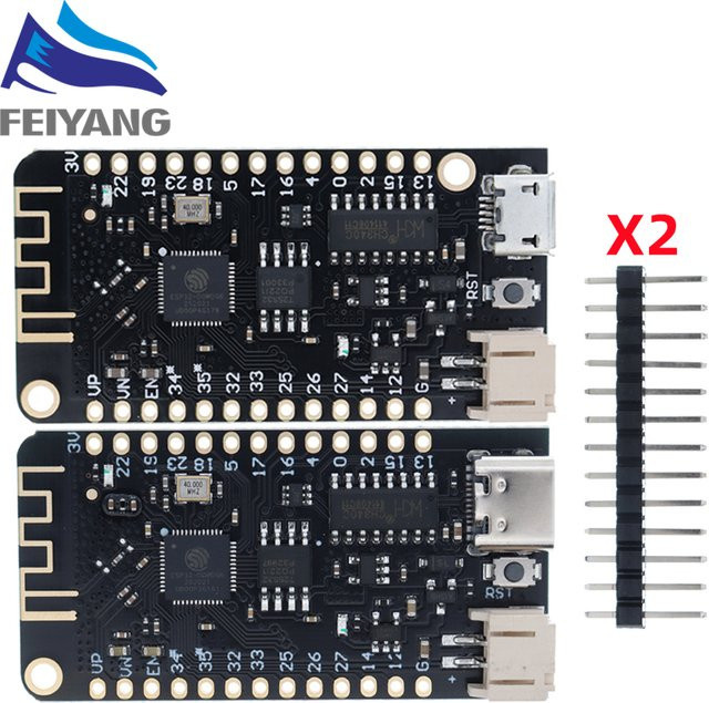 WEMOS Lite V1.0.0 ESP32 Development Board mit WiFi, Bluetooth und 4 MB Speicher in Schwarz - Bild 1
