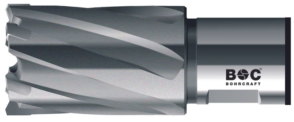 Bohrcraft HM-Kernbohrer mit Weldonschaft in Silber, Durchmesser: 14,0 mm, Schnitttiefe: 35 mm - Bild 1