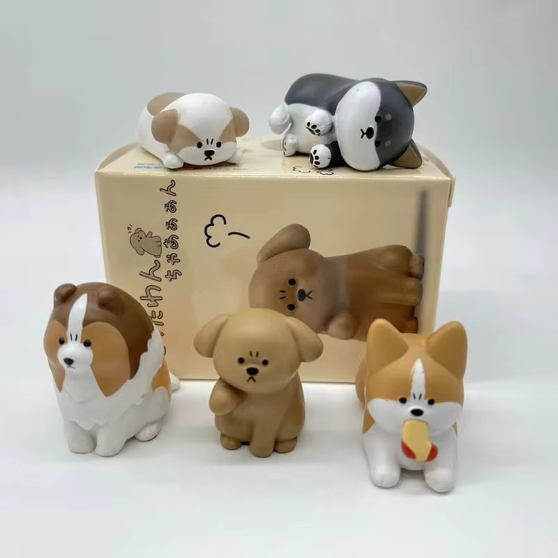 Banpresto Wütender Hund, Blindbox, Actionfigur, Shiba-Hund, Corgi - Bild 2