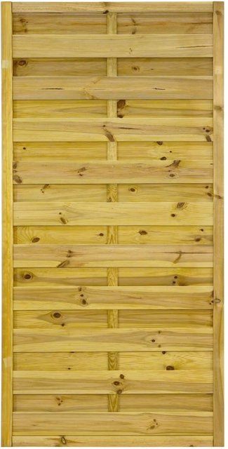 GartenLand Dichtzaun VARIO Holzzaun aus Kiefernholz, Grün, B: 90 cm, H: 180 cm, kesseldruckimprägniert - Bild 1