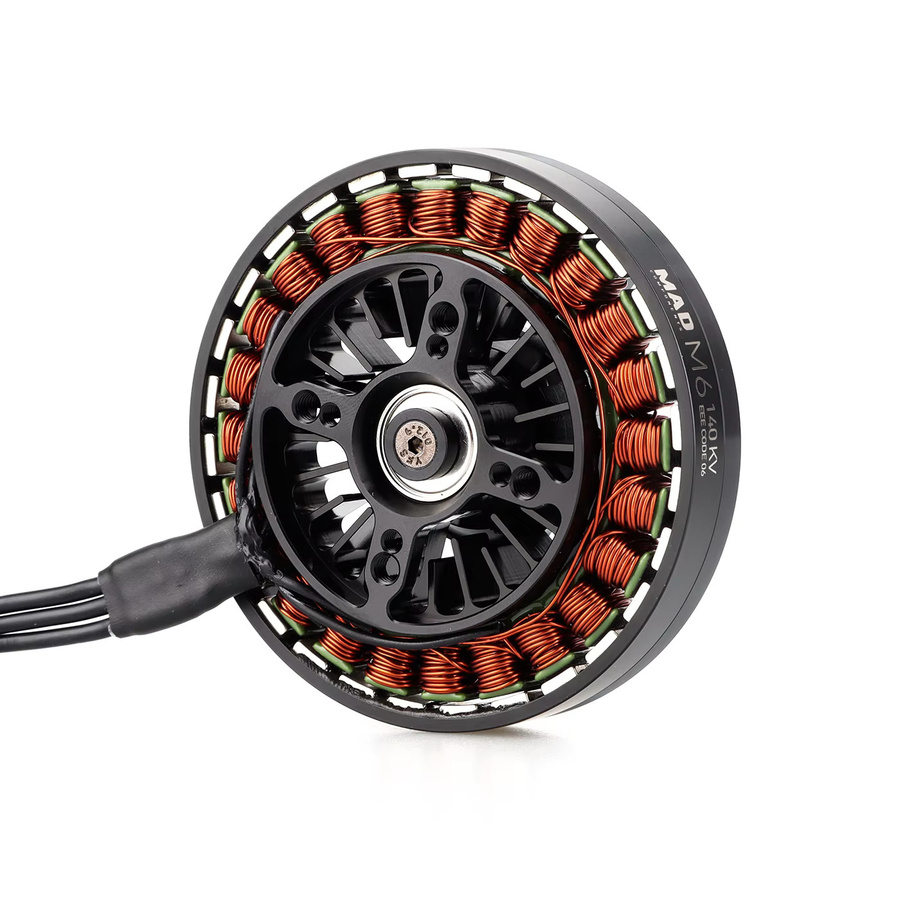 MAD Antimatter M6C06 EEE 140KV hocheffizienter bürstenloser Gleichstrommotor für Multirotor in Schwarz - Bild 2