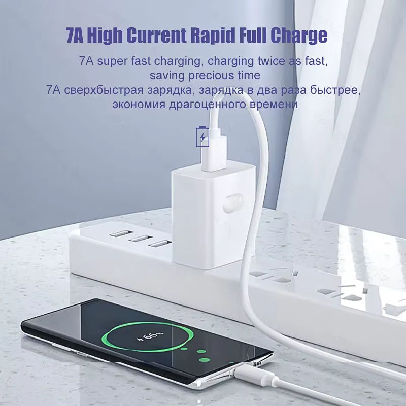 Keai USB-C Schnellladekabel mit 100 W in Weiß für Samsung, Xiaomi, iPhone und andere Geräte - Bild 5