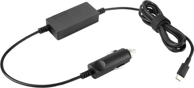 Lenovo 65 W USB-C und Barrel Plug Steckernetzteil für Mobilgeräte in Schwarz - Bild 1